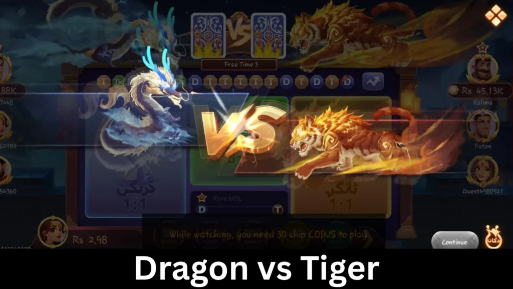 Dragon vs Tiger Game